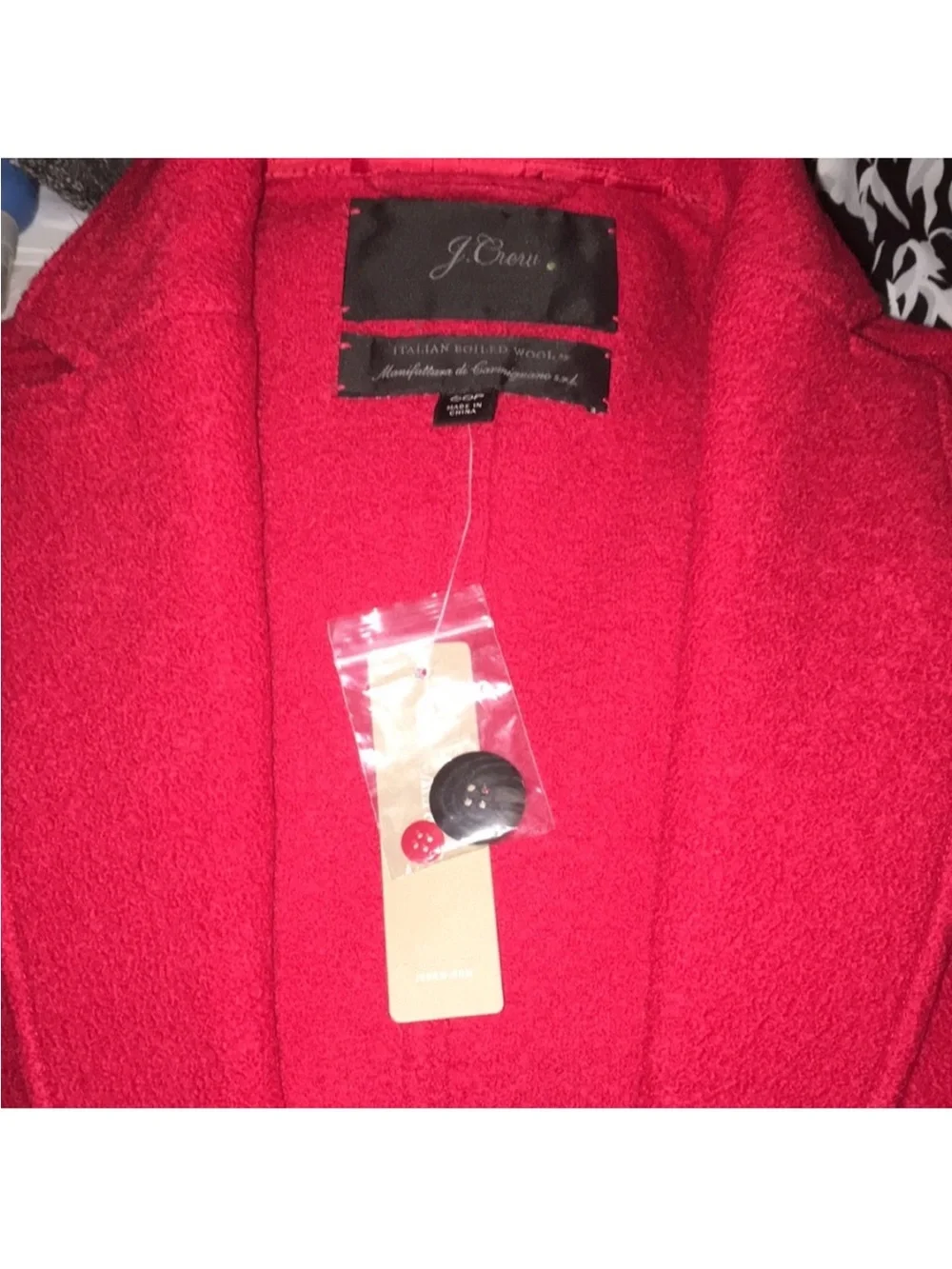 J. Crew Petite Daphne topcoat in Italian boiled wool